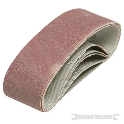 5 bandes abrasives 40 x 305 mm Grain 40