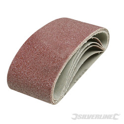 5 bandes abrasives 65 x 410 mm Grain 40