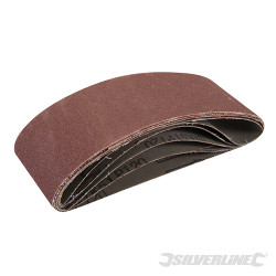 5 bandes abrasives  60 x 400 mm Grain 120