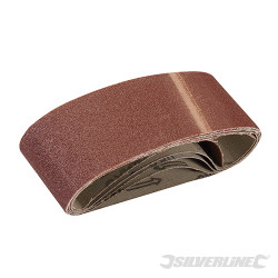 5 bandes abrasives 60 x 400 mm Grain 80