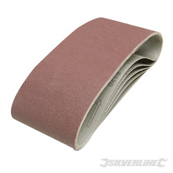 5 bandes abrasives 100 x 610 mm Grain 120