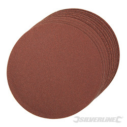 10 disques abrasifs autocollants de 150 mm Grains assortis : 2 x 60, 4 x 80, 120