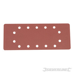 10 feuilles abrasives perforées 115 x 280 mm Grain 240