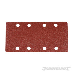 10 feuilles abrasives 1/3 auto-agrippantes perforées Grain 80