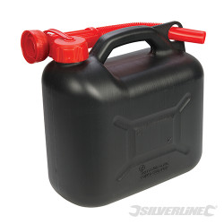 Bidon à carburant plastique 5 L Noir