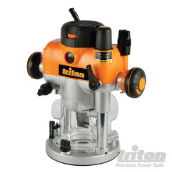Défonceuse de précision bi-mode plongeante, 2 400 W TRA001