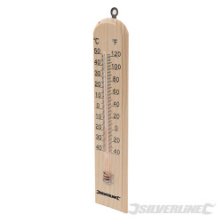 Thermomètre en bois -40 °C à +50 °C