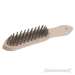 Brosse métallique travaux intensifs 4 rangs