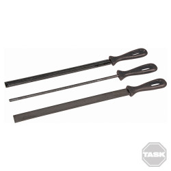 Jeu de 3 limes d'ingénieur 200 mm