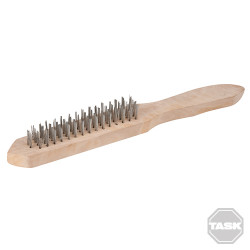 Brosse métallique 4 rangées