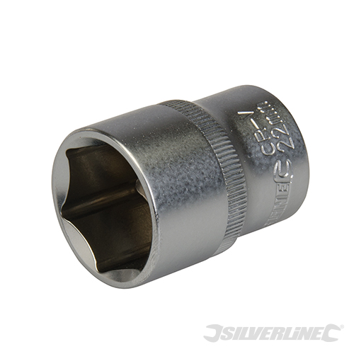 Douille 1/4 De Pouce (6 Pans) De 4,5 Mm En Acier Chrome-Vanadium - Marque Silverline - Neuf