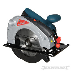 Scie circulaire Silverstorm 185 mm 1 400 W avec guide laser 185 mm