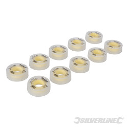 Rubans d'étanchéité PTFE jaunes pour conduites de gaz 10 pcs 12 mm x 5 m