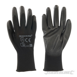 Gants paume renforcée noirs L