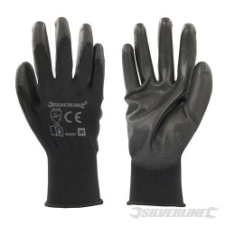 Gants paume renforcée noirs M