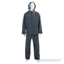 Tenue imperméable bleue, 2 pcs L 74 - 130cm